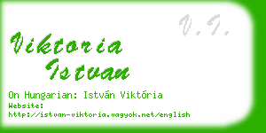 viktoria istvan business card